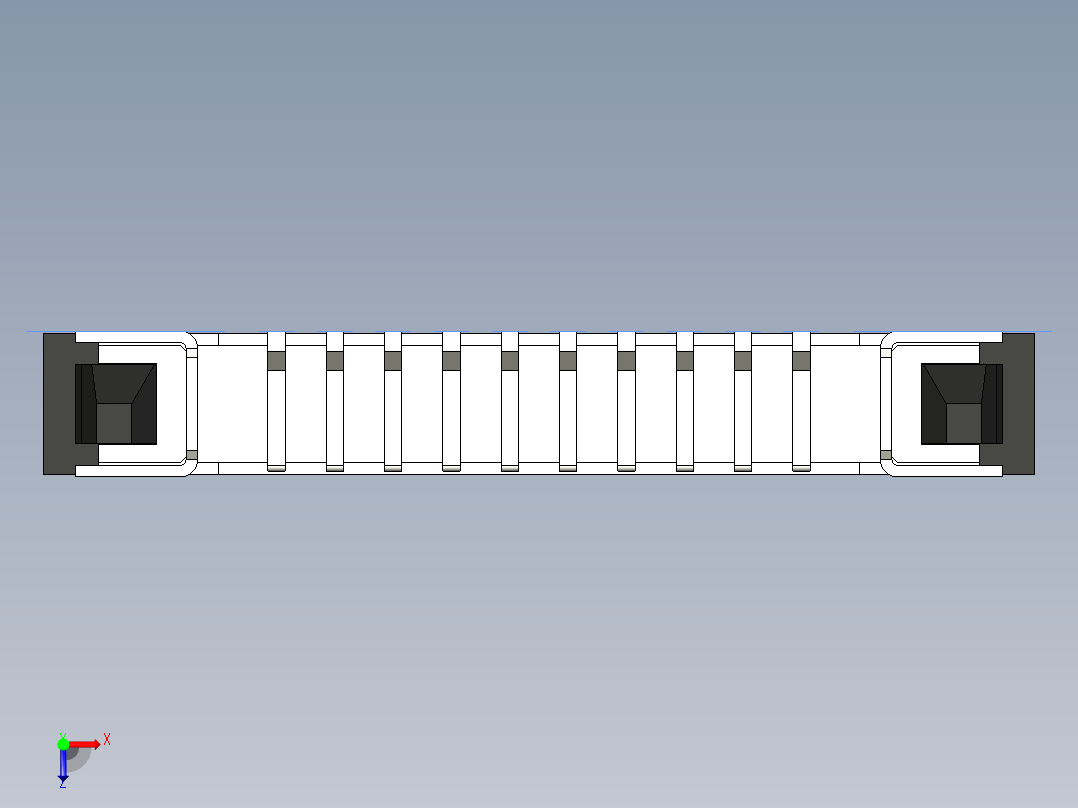 连接器 SM-FFC3B05-10-T俯视图