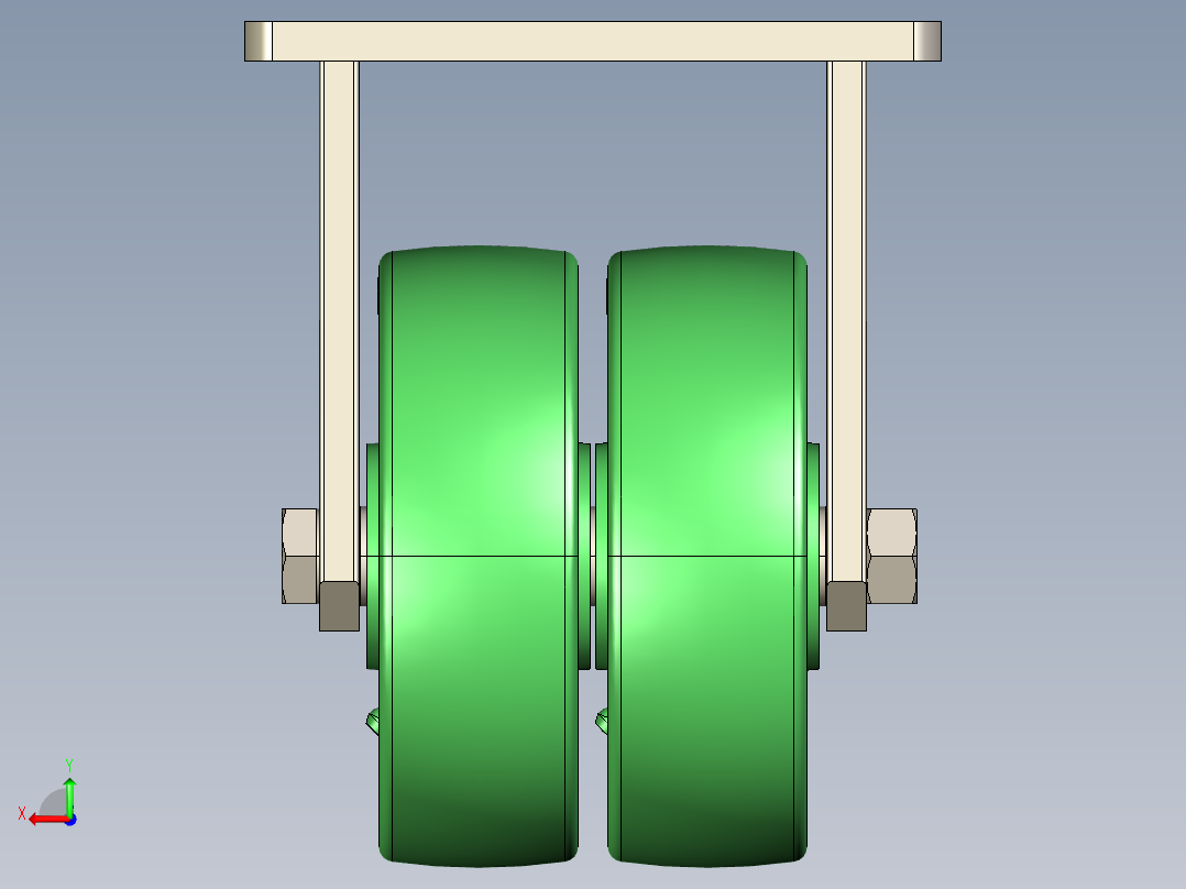 万向轮、脚轮(111)后视图