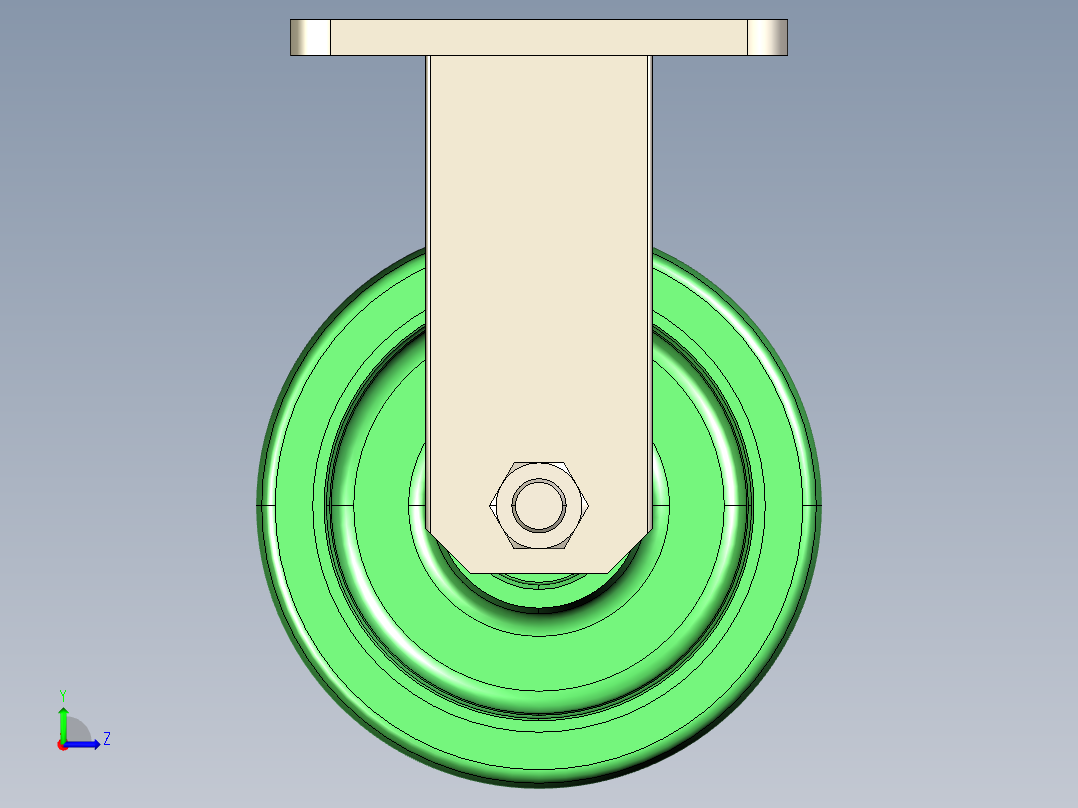 万向轮、脚轮(111)左视图