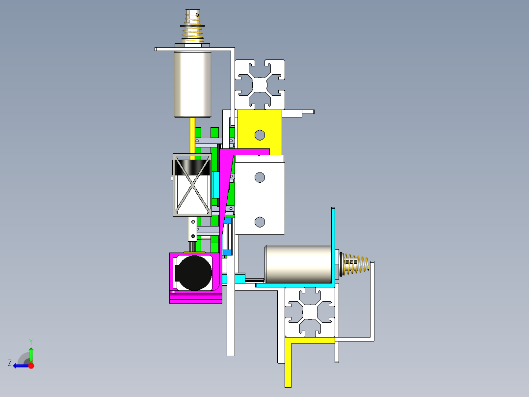 B3003424-螺纹锁固剂涂胶机右视图