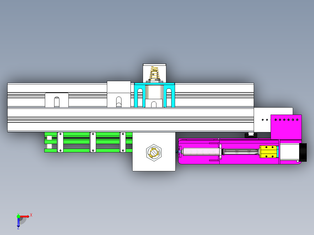 B3003424-螺纹锁固剂涂胶机俯视图