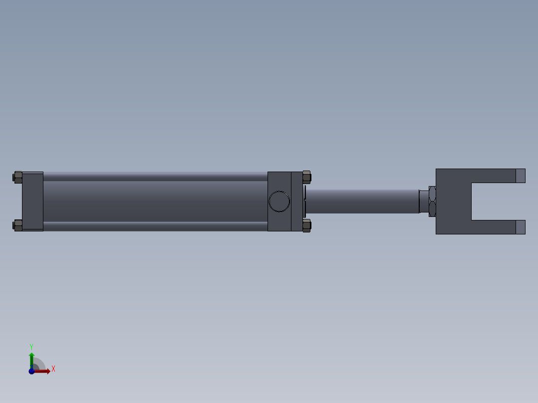 横拉杆液压缸（带前耳轴安装）101.6x50.8x420 mm1-6x50-8x420-mm-1.snapshot.1前视图