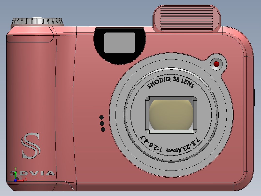 相机、摄像头前视图