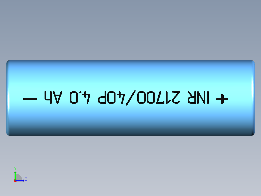 21700电池左视图