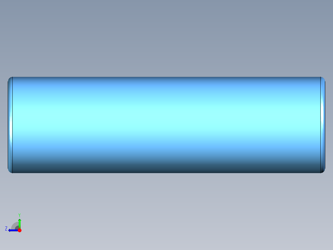 21700电池右视图