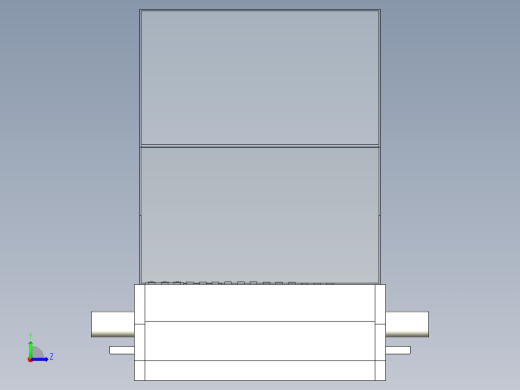 1500加长型破碎机三维左视缩略图