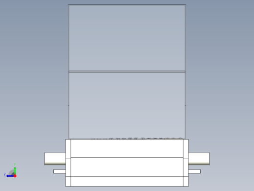 1500加长型破碎机三维右视缩略图