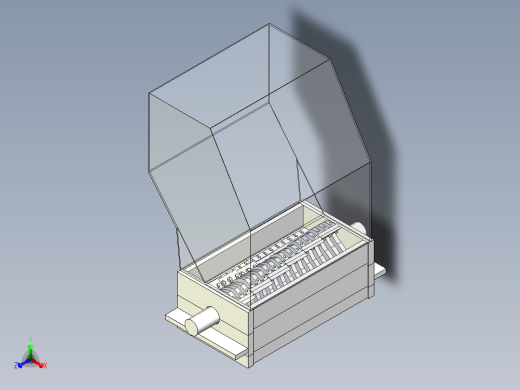 1500加长型破碎机三维正等轴测缩略图