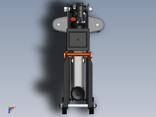千斤顶俯视缩略图