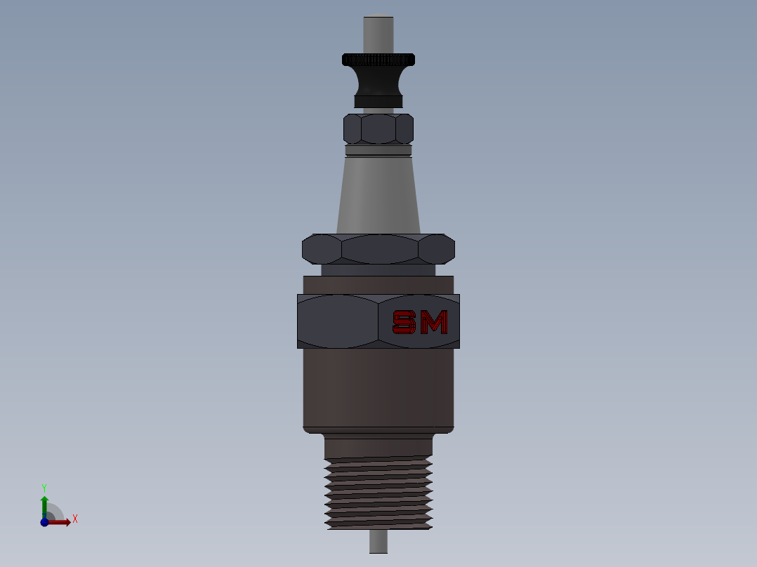 火花塞(11)前视图