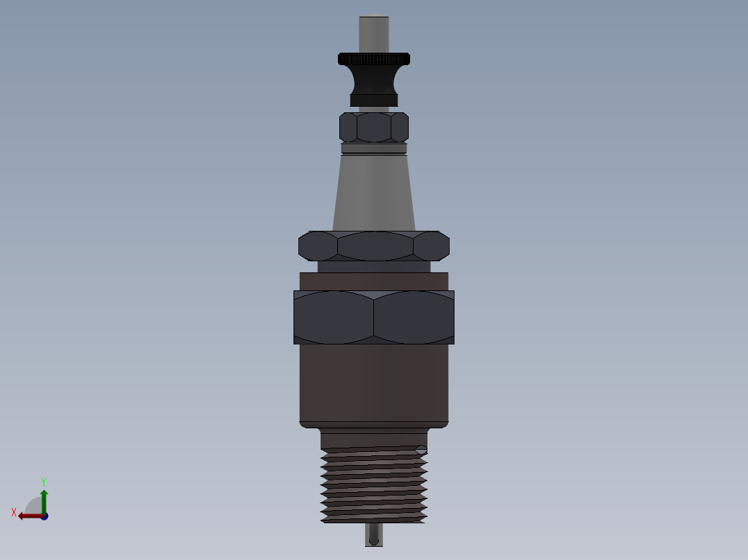 火花塞(11)后视图