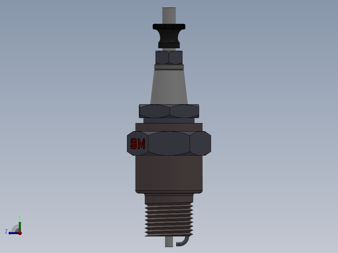 火花塞(11)右视图