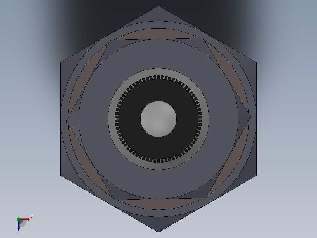 火花塞(11)俯视图