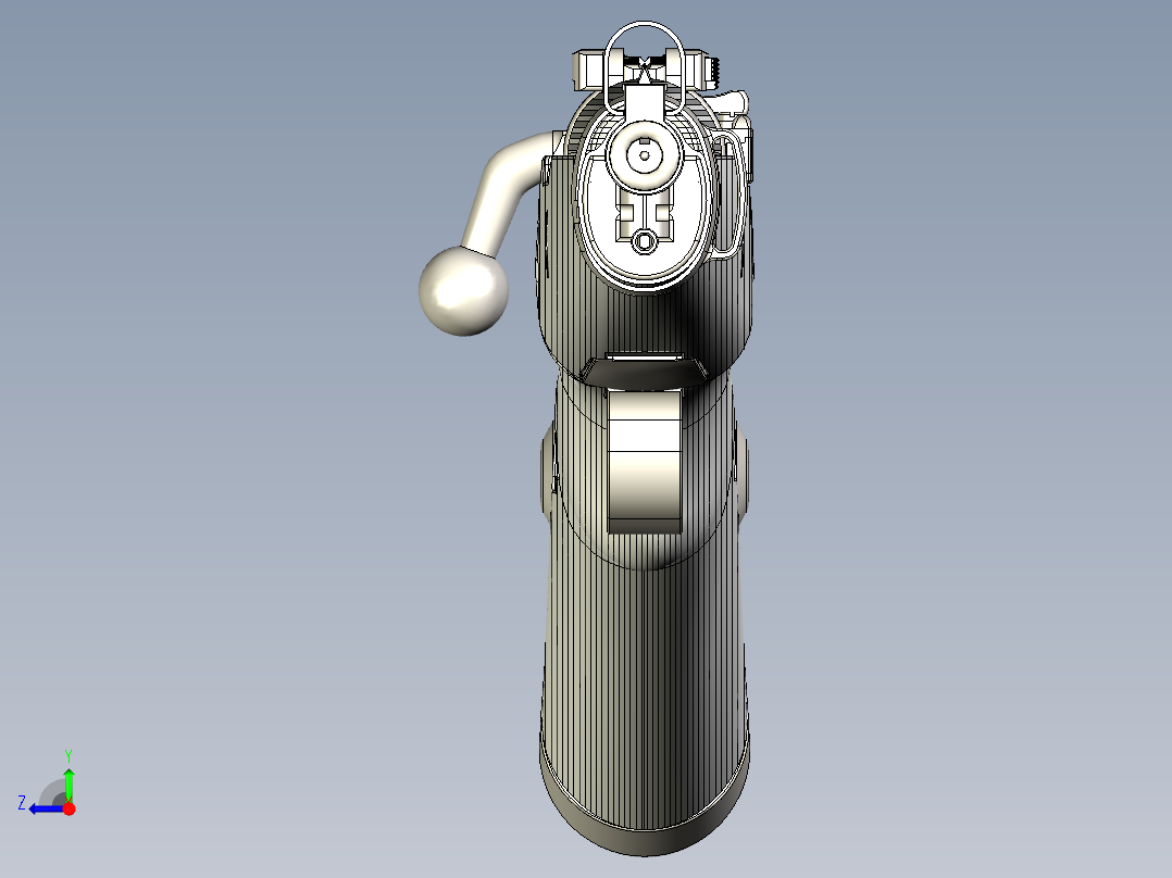 手枪左轮冲锋枪老式狙击步枪设计3D图纸kar98k-complete-1 5 STP IGS X_T右视图