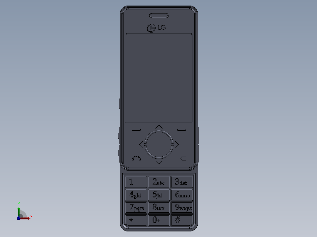 lg巧克力灯前视图