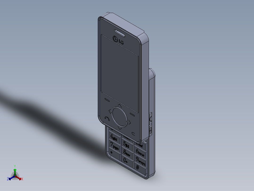 lg巧克力灯正等轴测图