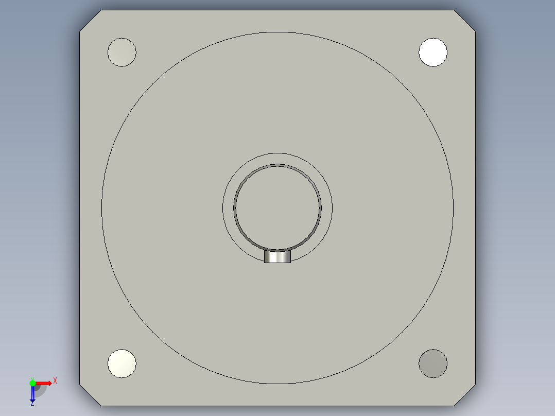 PLF090-L1-10-S2-P2减速器俯视图