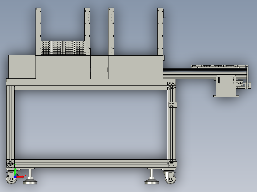 自动上料装配体前视图