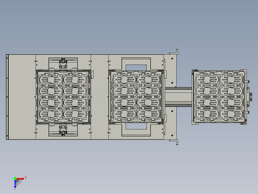 自动上料装配体俯视图