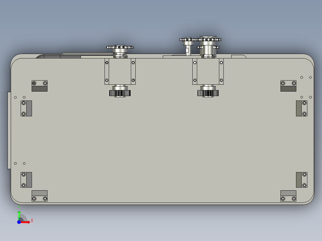 动力头总成性能综合检测台前视图