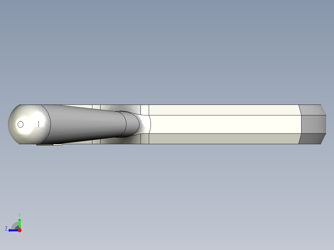 放大镜框架右视图