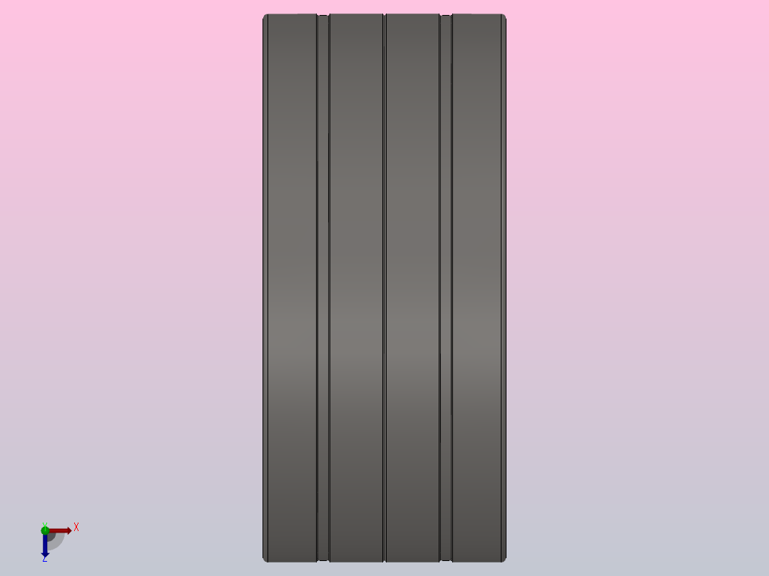 单内圈四列圆柱滚子轴承FC型_FC 5476230主视图