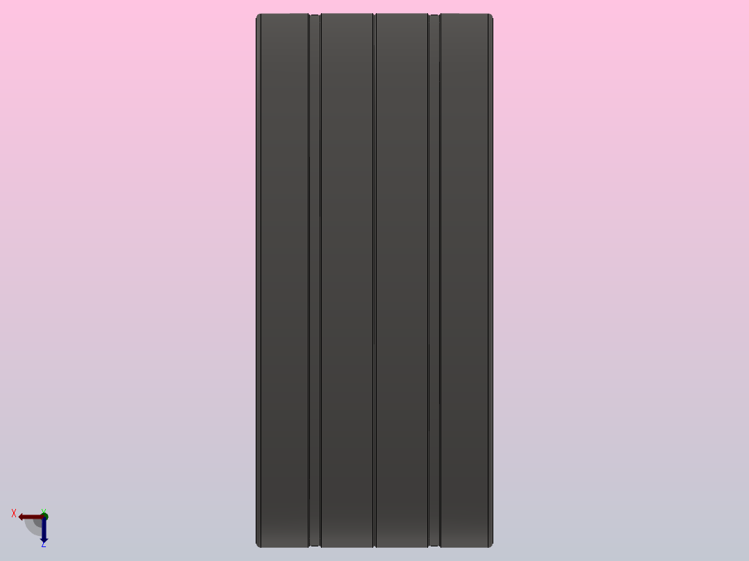 单内圈四列圆柱滚子轴承FC型_FC 5476230后视图