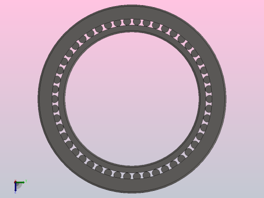 单内圈四列圆柱滚子轴承FC型_FC 5476230左视缩略图