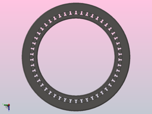 单内圈四列圆柱滚子轴承FC型_FC 5476230右视缩略图
