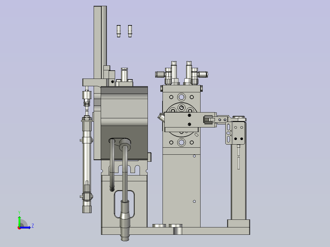 860-0300尺寸检测模组左视图