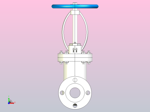 J41H-Y-Class150Lb APII美标截止阀[1.5]前视缩略图