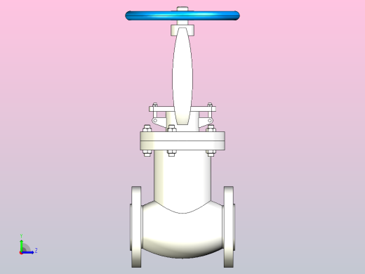J41H-Y-Class150Lb APII美标截止阀[1.5]左视缩略图