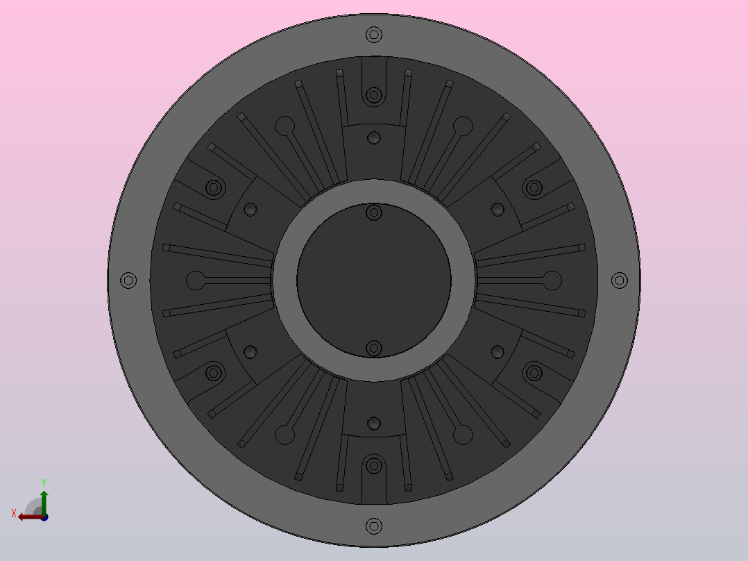 磁粉制动器FZKY1000后视图
