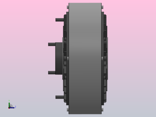 磁粉制动器FZKY1000左视缩略图