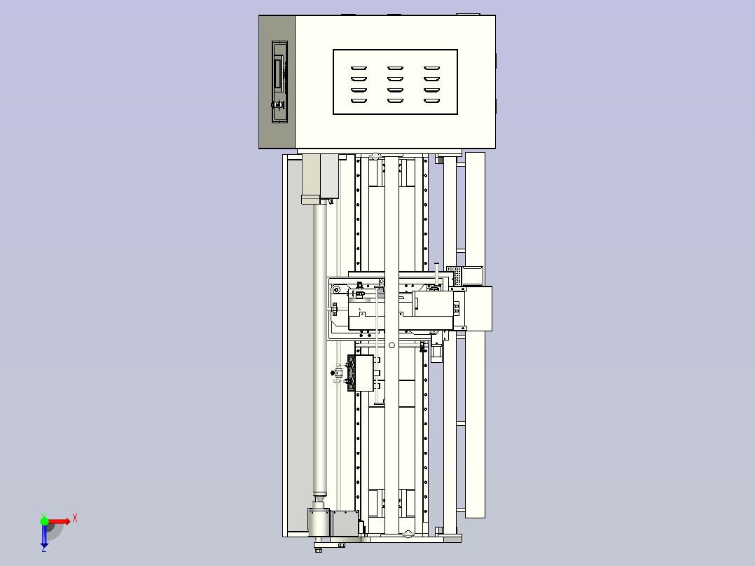 F1400自动切台设备图纸3D图俯视图