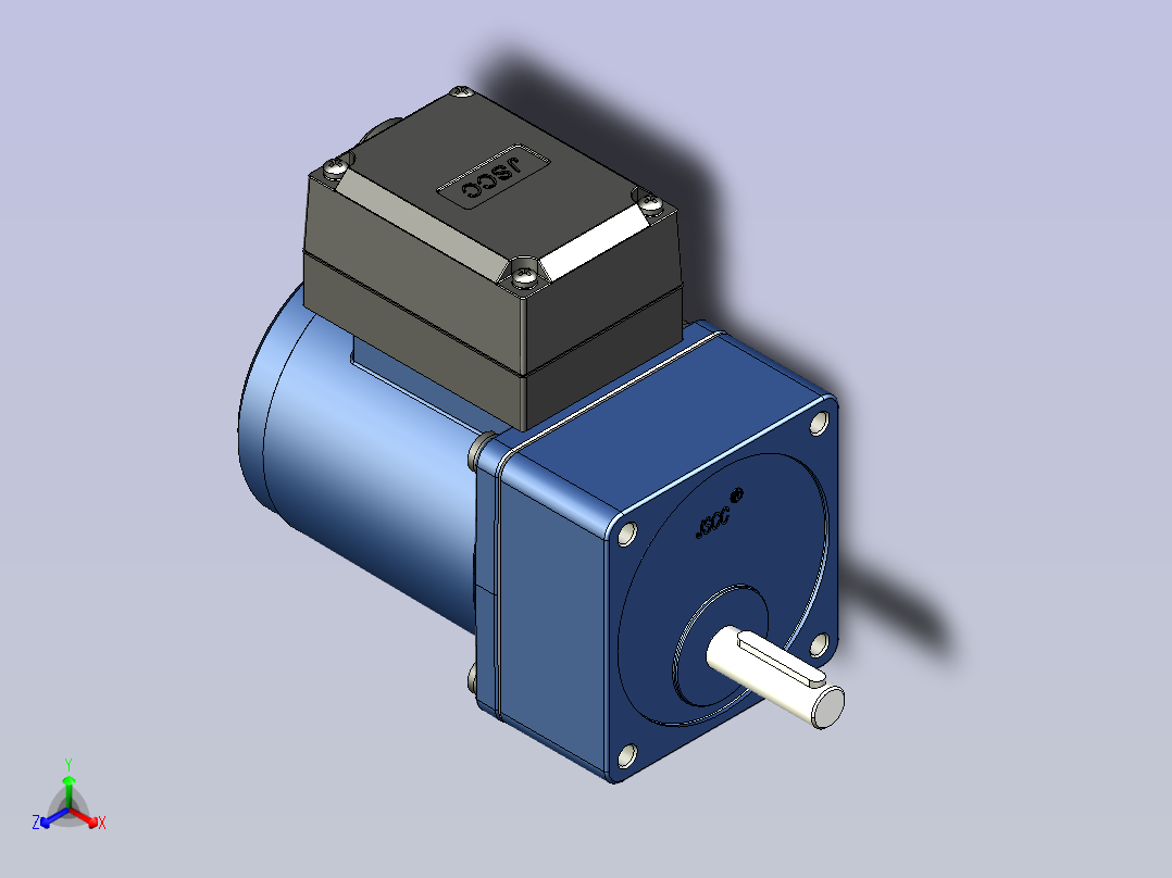 精研YR阻尼电机 15yr01-18主视图