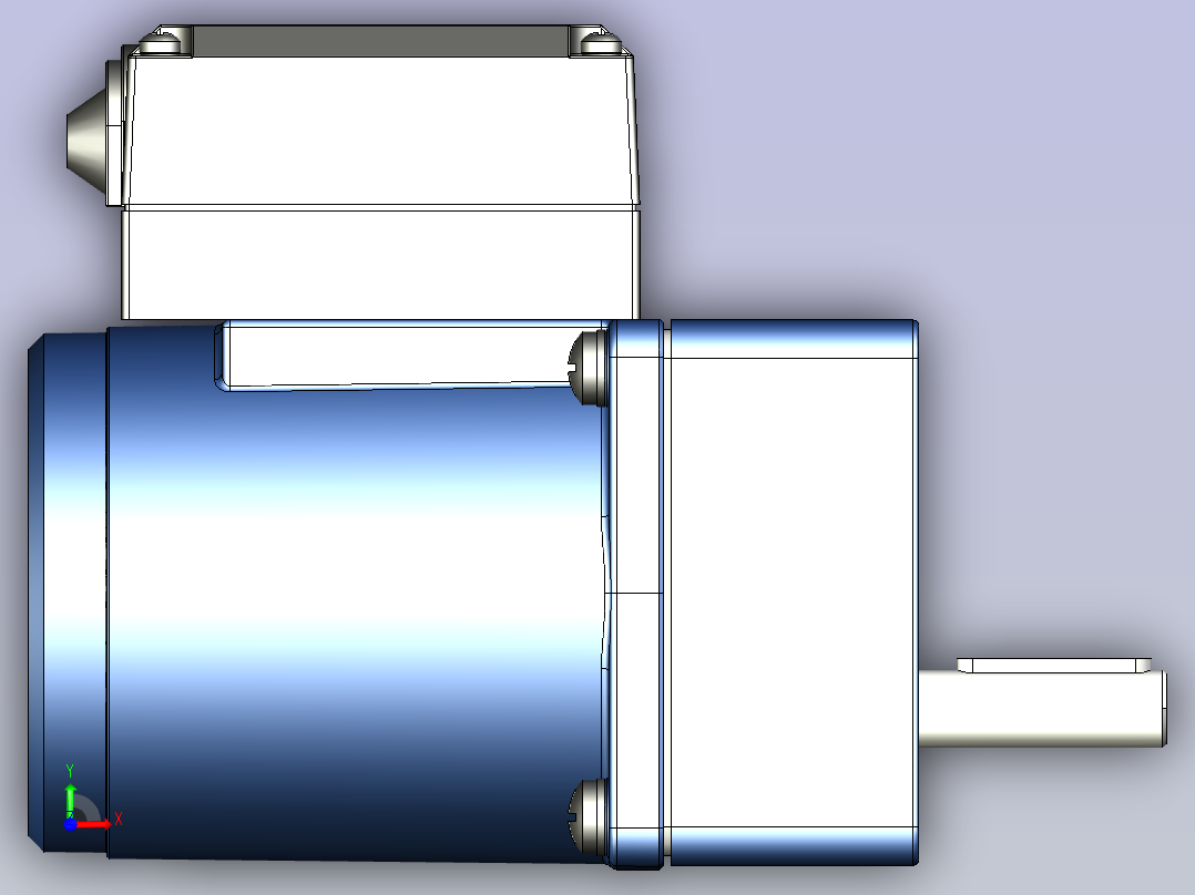 精研YR阻尼电机 15yr01-18前视图