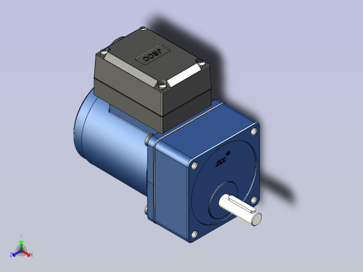 精研YR阻尼电机 15yr01-18正等轴测缩略图