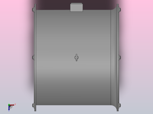 T35系列轴流式通风机（壁式）[T35-11-3.55]俯视缩略图