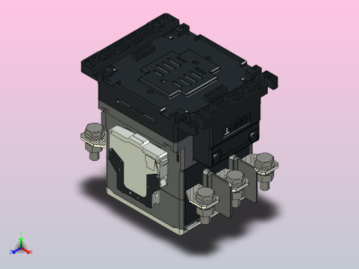 NC5-12022~18522交流接触器三维模型202205