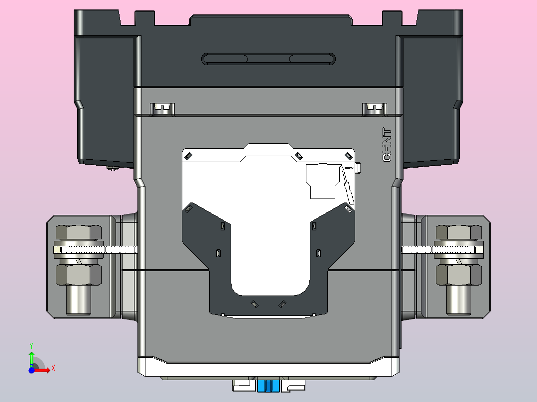 NC5-12022~18522交流接触器三维模型202205前视图