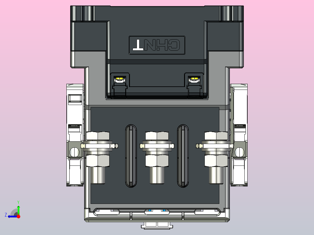 NC5-12022~18522交流接触器三维模型202205右视图