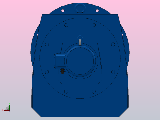 RF147R77法兰轴伸式组合型斜齿轮减速机RF147R77-Y0.75-4P-80-M1-0°-Φ550后视缩略图