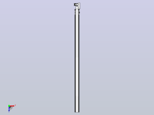 皮带直线轴半封闭可选导轨TPA-HNB-105D-90-L2250-ML-C-P20-N3俯视缩略图