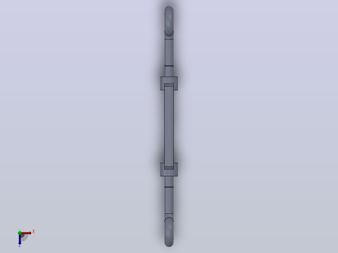 拉杆，调节器tensioner_110100014俯视图