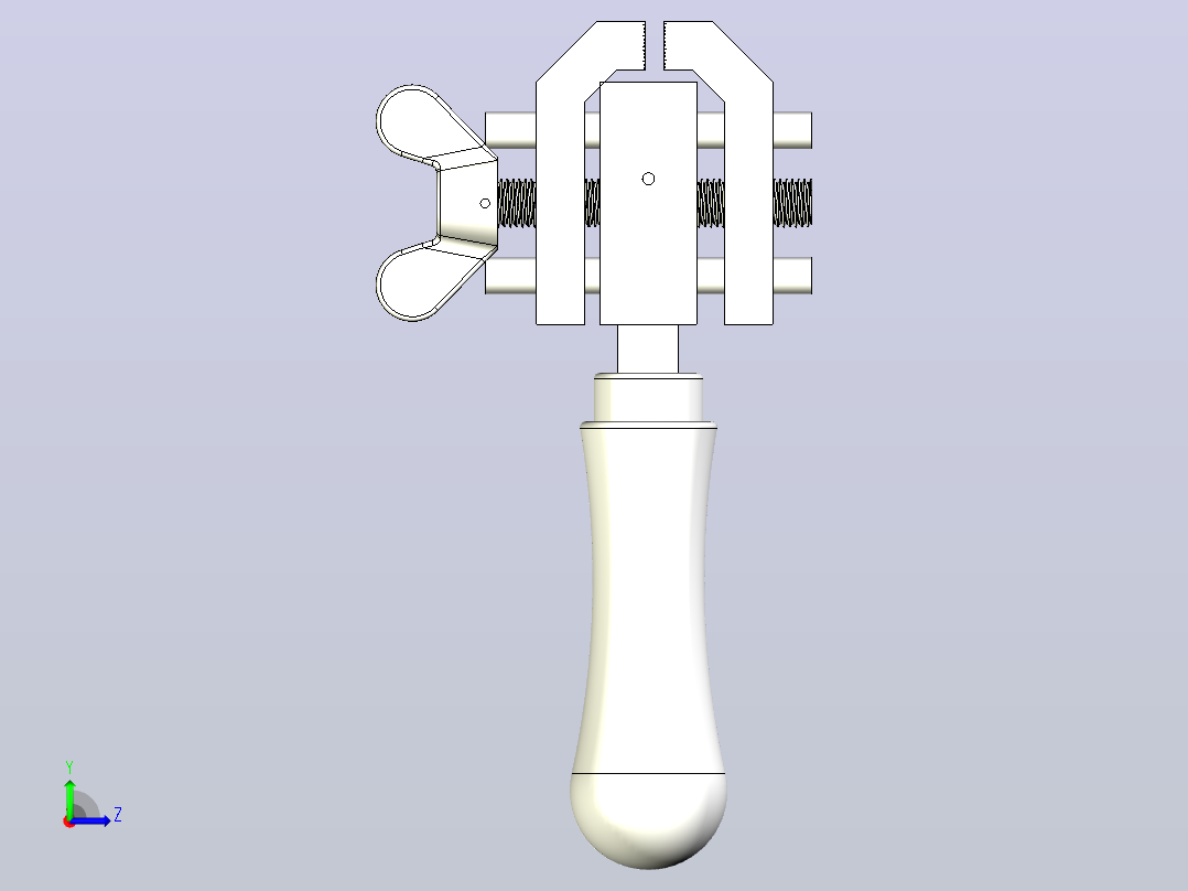 Hand Vise Assembly左视图