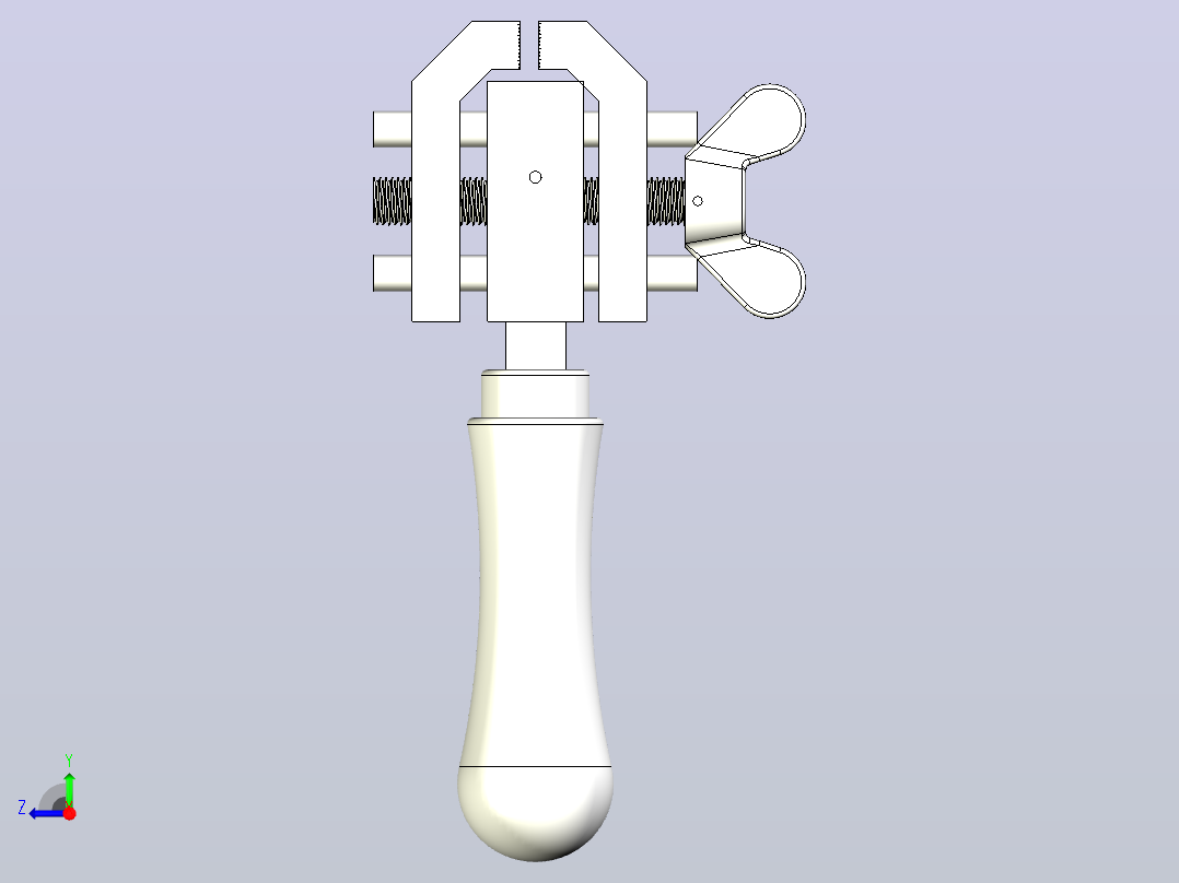 Hand Vise Assembly右视图