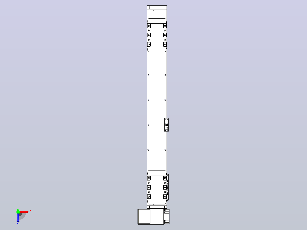 皮带直线轴双滑块型TPA-GCBS-80-P60-L225-LP-M20-N3俯视图