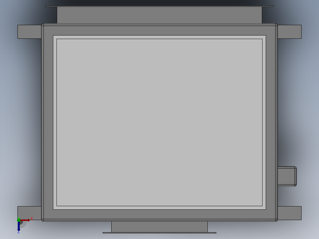BF-I-型风机箱[BF-I-型风机箱-No3.0-0.55-6P] (2)俯视图