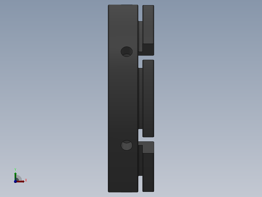 NKA开槽锁紧螺母[NKA M100×2.0]前视图